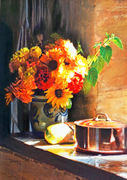 Kitchen At LeCormatin by Trish Emery, 2nd Place