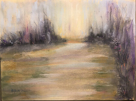 Misty Marsh by Faith Cuda